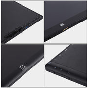 Hongsamde Tablet PC, 12GB+128GB, 10.1 inch Windows 11 Intel Celeron J4105, without Keyboard Leather Case (UK Plug)