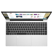 N5095 15.6 inch Laptop, 16GB+512GB, Windows 11 Intel Celeron N5095 Quad Core, Support Fingerprint Unlock, US Plug (Silver)