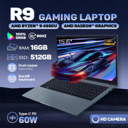G16 Air 15.6 inch Gaming Laptop, 16GB+512GB, Windows 11 Pro AMD Ryzen 9 4950U Octa Core, UK Plug