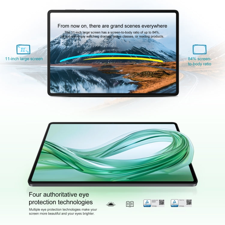 Honor Pad X9 WiFi Tablet PC, 11 inch 8GB+256GB MagicOS 8.0 Qualcomm Snapdragon 680 Octa Core (Cyan) - free shipping - PMC Jewellery - Order now!