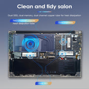 GXMO G156 15.6 inch Laptop, 16GB+512GB, Windows 11 AMD Ryzen 7 5825U Octa Core, Support Fingerprint Unlock, US Plug