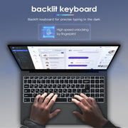 GXMO G156 15.6 inch Laptop, 16GB+512GB, Windows 11 AMD Ryzen 7 5825U Octa Core, Support Fingerprint Unlock, US Plug
