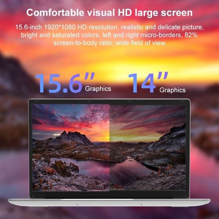 Jumper EZbook S7 15.6 inch Laptop, 12GB+256GB, Windows 11 Intel Alder Lake N95 Quad Core, EU Plug(Grey)
