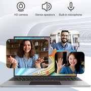 Jumper EZbook S7 Max 16 inch Laptop, 16GB+128GB+512GB, Windows 11 Intel Alder Lake N95 Quad Core, EU Plug(Grey)