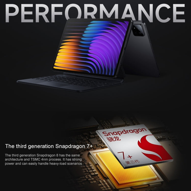 Xiaomi Pad 7 11.2 inch, 8GB+128GB, HyperOS 2 Qualcomm Snapdragon 7+ Gen3 Octa Core (Black) - free shipping - PMc TechLife - Order now!