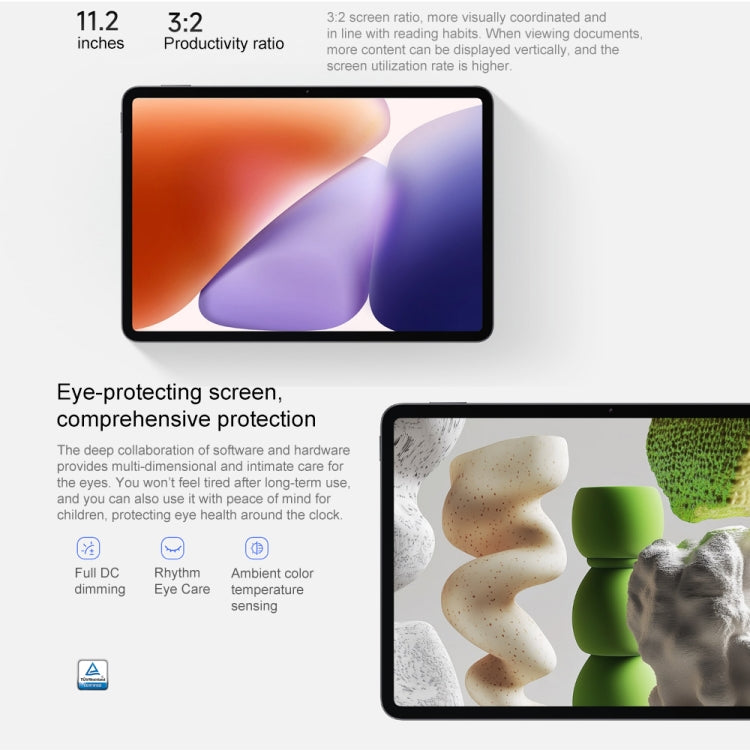 Xiaomi Pad 7 11.2 inch, 8GB+128GB, HyperOS 2 Qualcomm Snapdragon 7+ Gen3 Octa Core (Green) - free shipping - PMc TechLife - Order now!