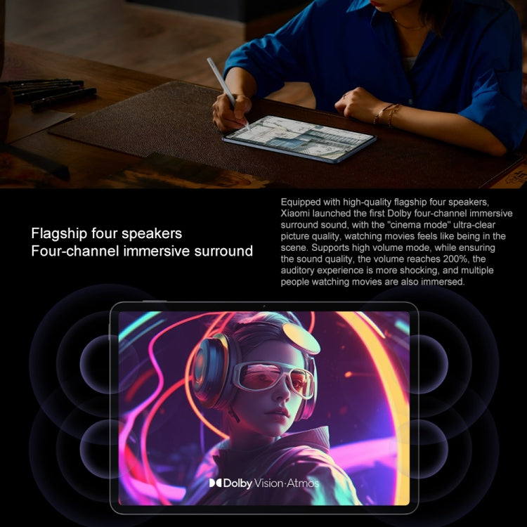 Xiaomi Pad 7 11.2 inch, 8GB+128GB, HyperOS 2 Qualcomm Snapdragon 7+ Gen3 Octa Core (Green) - free shipping - PMc TechLife - Order now!