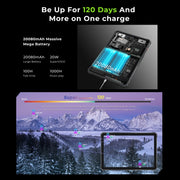HOTWAV Tab R9 Pro IP68/IP69K Rugged Tablet, 6GB+256GB, 11 inch Android 14 Unisoc T606 Octa Core 4G Network, Global Version with Google Play, EU Plug (Black Red)