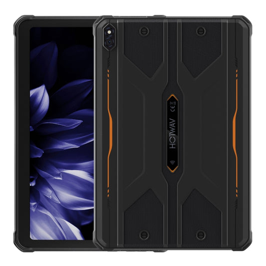 HOTWAV Tab R8 IP68/IP69K Rugged Tablet, 4GB+128GB, 10.1 inch Android 14 Unisoc T606 Octa Core 4G Network, Global Version with Google Play, EU Plug (Black+Orange) - free shipping - PMC Jewellery - Order now!
