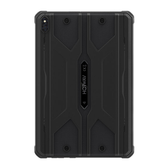 HOTWAV Tab R8 IP68/IP69K Rugged Tablet, 4GB+128GB, 10.1 inch Android 14 Unisoc T606 Octa Core 4G Network, Global Version with Google Play, EU Plug (Black Grey)