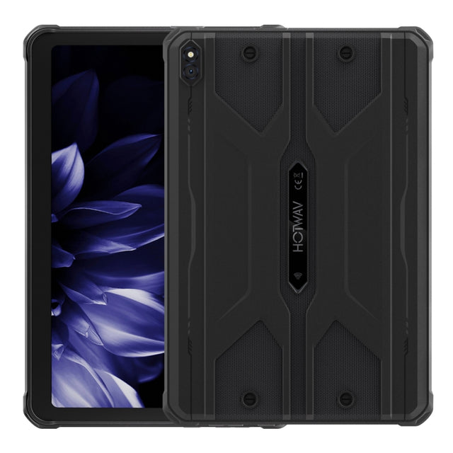 HOTWAV Tab R8 IP68/IP69K Rugged Tablet, 4GB+128GB, 10.1 inch Android 14 Unisoc T606 Octa Core 4G Network, Global Version with Google Play, EU Plug (Black Grey)