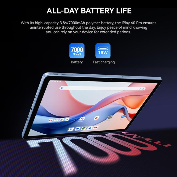 ALLDOCUBE iPlay 60 Pro 4G LTE Tablet PC, 6GB+128GB, 11 inch Android 14 MediaTek Helio G99 Octa Core Support Dual SIM (Dark Gray) - free shipping - PMC Jewellery - Order now!