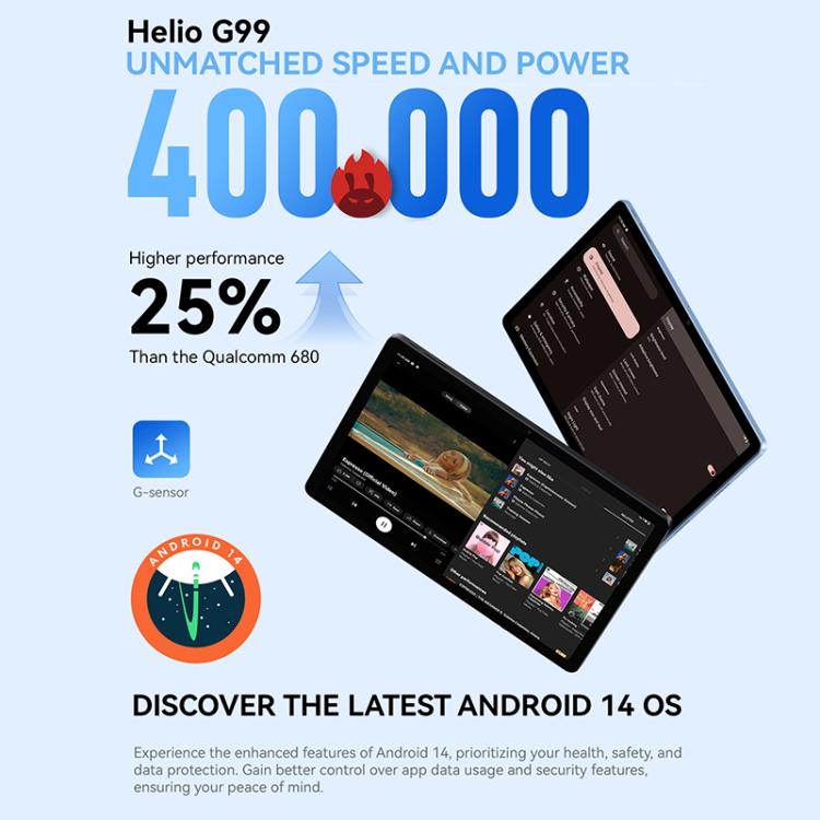 ALLDOCUBE iPlay 60 Pro 4G LTE Tablet PC, 6GB+128GB, 11 inch Android 14 MediaTek Helio G99 Octa Core Support Dual SIM (Dark Gray) - free shipping - PMC Jewellery - Order now!