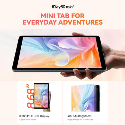 ALLDOCUBE iPlay 60 mini 4G LTE Tablet PC, 4GB+64GB, 8.68 inch Android 15 Unisoc T606 Octa Core Support Dual SIM (Grey) - free shipping - PMC Jewellery - Order now!