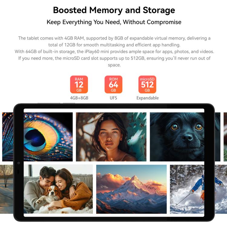 ALLDOCUBE iPlay 60 mini 4G LTE Tablet PC, 4GB+64GB, 8.68 inch Android 15 Unisoc T606 Octa Core Support Dual SIM (Grey) - free shipping - PMC Jewellery - Order now!