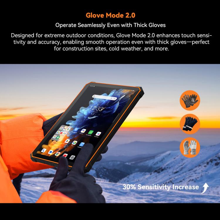 Blackview Active 5 4G Rugged Tablet, 8GB+128GB, 8.68 inch Android 15 Unisoc UMS9230E T615 Octa Core, Global Version with Google Play (Orange) - free shipping - PMC Jewellery - Order now!