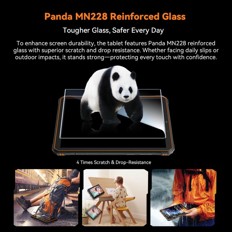[HK Warehouse] Blackview Active 5 4G Rugged Tablet, 8GB+128GB, 8.68 inch Android 15 Unisoc UMS9230E T615 Octa Core, Global Version with Google Play (Black) - free shipping - PMC Jewellery - Order now!