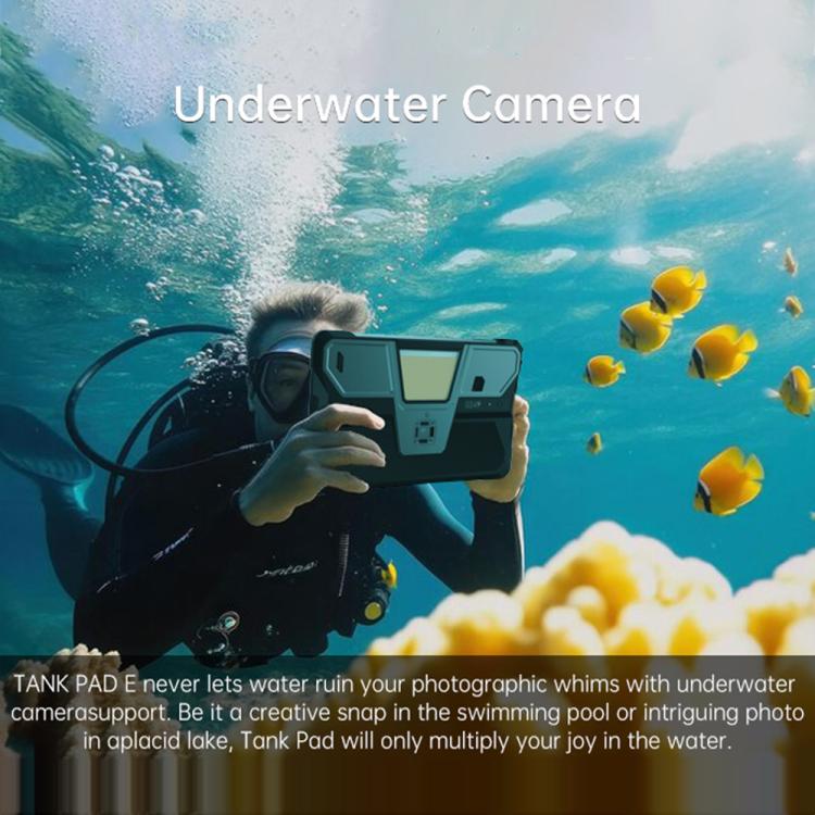 Unihertz 8849 Tank Pad E Rugged Tablet PC & Projector, 12GB+512GB, 10.95 inch Android 14 MT6789 Octa Core 4G Network, EU Plug (Black) - free shipping - PMC Jewellery - Order now!