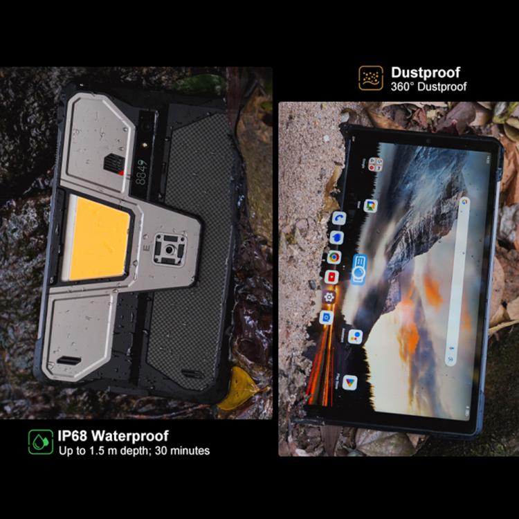 Unihertz 8849 Tank Pad E Rugged Tablet PC & Projector, 12GB+512GB, 10.95 inch Android 14 MT6789 Octa Core 4G Network, EU Plug (Black) - free shipping - PMC Jewellery - Order now!