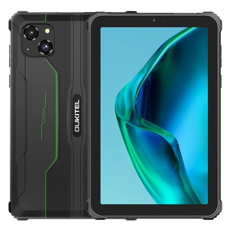 OUKITEL RT3 Pro 4G Network IP68/IP69K Rugged Tablet, 4GB+128GB, 8.0 inch Android 14 MediaTek G81 Octa-Core Support Dual SIM, EU Plug (Green) - free shipping - PMC Jewellery - Order now!