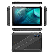 OUKITEL RT3 Plus 4G Network IP68/IP69K Rugged Tablet, 4GB+128GB, 8.0 inch Android 15 MediaTek G81 Octa-Core Support Dual SIM, EU Plug (Black)