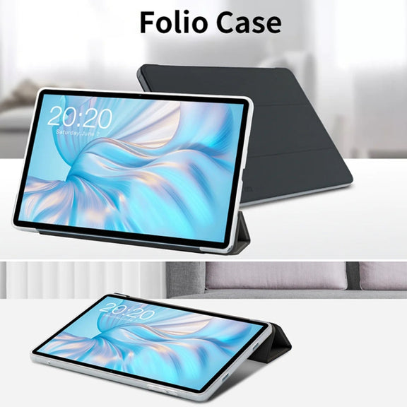 Teclast 3-Fold Holder Smart Tablet Leather Folio Case for Teclast M50 Plus