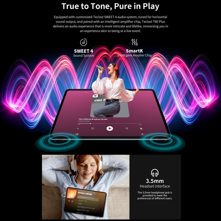 Teclast T60 Plus 4G LTE Tablet PC, 6GB+128GB, 12 inch Android 14 MediaTek Helio G88 Octa Core, Support Dual SIM - free shipping - PMc TechLife - Order now!