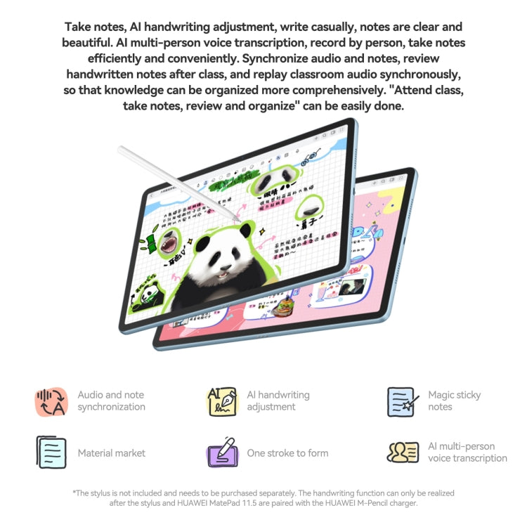 HUAWEI MatePad 11.5 2024, WiFi Soft Light Screen 8GB+256GB 120Hz HarmonyOS 4.2 Histen 9.0 Hisilicon Kirin 8000 (Grey) - free shipping - PMc TechLife - Order now!