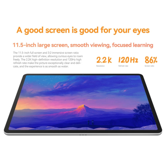 HUAWEI MatePad 11.5 2024, WiFi Soft Light Screen 8GB+128GB 120Hz HarmonyOS 4.2 Histen 9.0 Hisilicon Kirin 8000 (Silver)