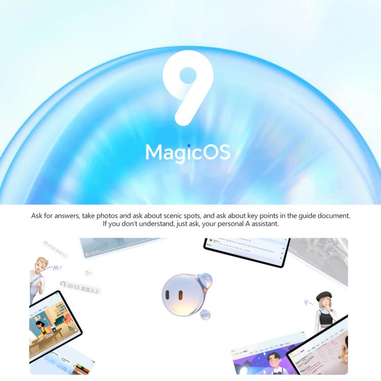 Honor Pad V9 Soft Light Screen WiFi Tablet PC, 11.5 inch 12GB+256GB MagicOS 9.0 Dimensity 8350 Ultra Octa Core (Grey) - free shipping - PMC Jewellery - Order now!