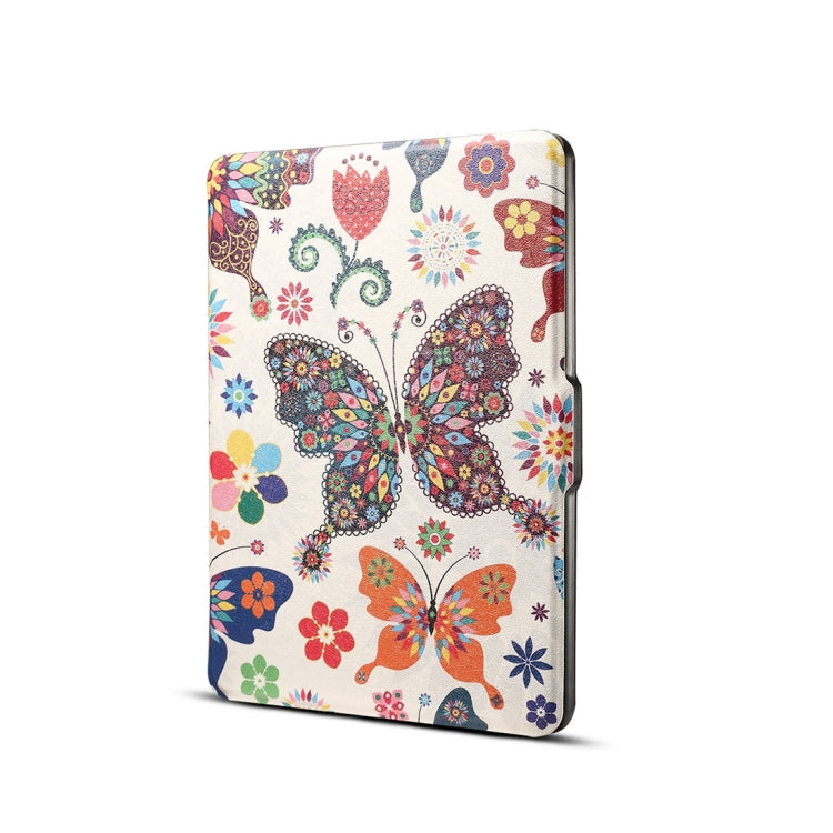 Colors Butterfly Print Horizontal Flip PU Leather Protective Case for Amazon Kindle Paperwhite 1 & 2 & 3 with Sleep / Wake-up - Amazon by PMC TechLife | Online Shopping South Africa | PMC TechLife