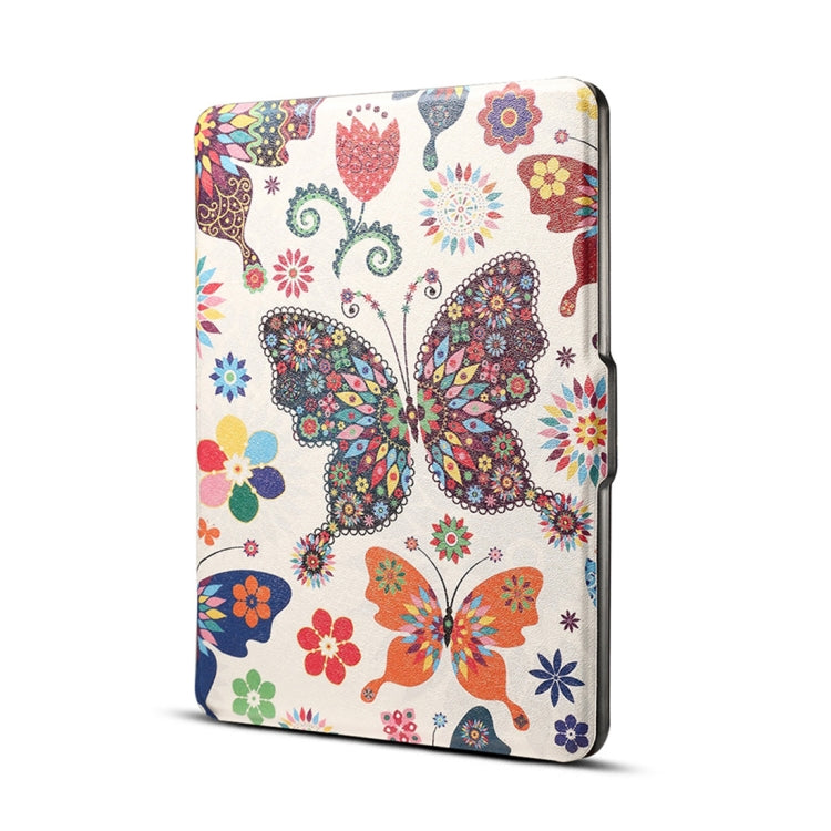 Colors Butterfly Print Horizontal Flip PU Leather Protective Case for Amazon Kindle Paperwhite 1 & 2 & 3 with Sleep / Wake-up - Amazon by PMC TechLife | Online Shopping South Africa | PMC TechLife