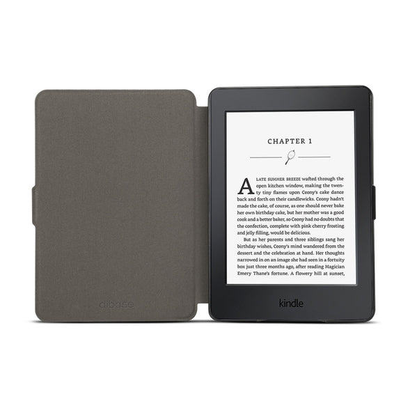 European Flower Vine Print Horizontal Flip PU Leather Protective Case for Amazon Kindle Paperwhite 1 & 2 & 3 with Sleep / Wake-up