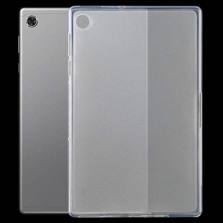 For Lenovo Tab M10 Plus 0.75mm Ultrathin Outside Glossy Inside Frosted TPU Soft Protective Case(Transparent) - Lenovo by PMC TechLife | Online Shopping South Africa | PMC TechLife