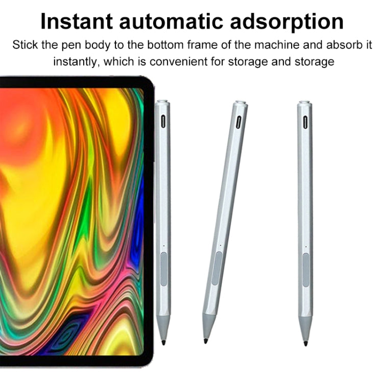 WR19 4096 USB-C/Type-C Pressure-Sensitive Stylus Pen(Black) - Stylus Pen by PMC TechLife | Online Shopping South Africa | PMC TechLife | Buy Now Pay Later Mobicred