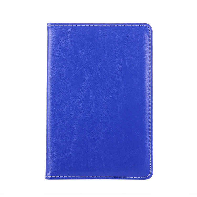 8 inch Tablets Leather Case Crazy Horse Texture 360 Degrees Rotation Protective Case Shell with Holder for Galaxy Tab S2 8.0 T715 / T710, Cube U16GT, ONDA Vi30W, Teclast P86(Blue) - 8 inch by PMC TechLife | Online Shopping South Africa | PMC TechLife