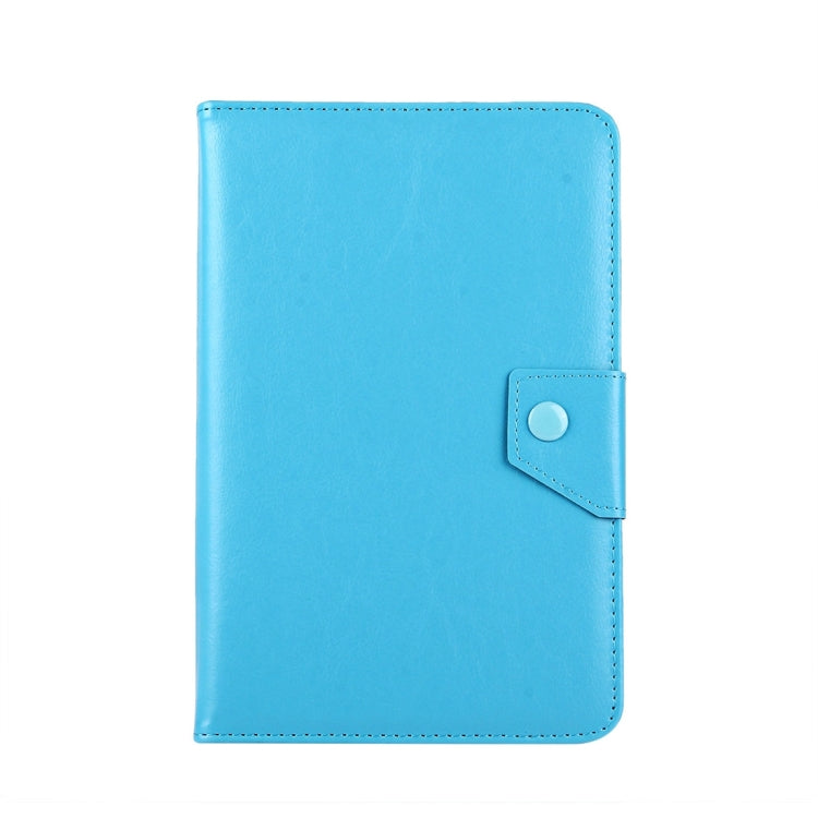 8 inch Tablets Leather Case Crazy Horse Texture Protective Case Shell with Holder for Galaxy Tab S2 8.0 T715 / T710, Cube U16GT, ONDA Vi30W, Teclast P86(Baby Blue) - 8 inch by PMC TechLife | Online Shopping South Africa | PMC TechLife