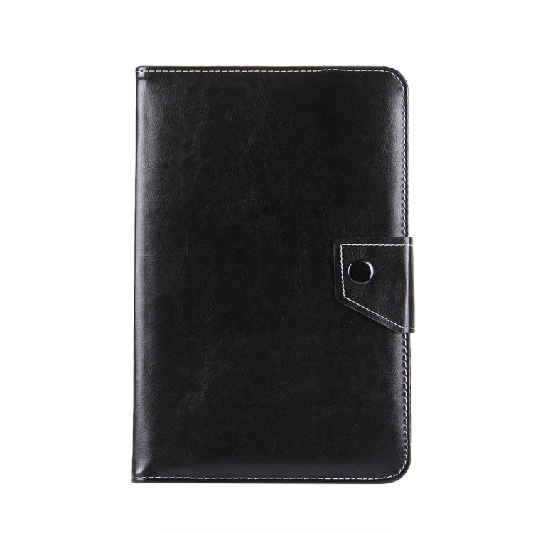 7 inch Tablets Leather Case Crazy Horse Texture Protective Case Shell with Holder for Galaxy Tab A 7.0 (2016) / T280 & Tab 4 7.0 / T230 & Tab Q T2558, Colorfly G708, Asus ZenPad 7.0 Z370CG, Huawei MediaPad T1 7.0 / T1-701u(Black) - 7 inch by PMC TechLife | Online Shopping South Africa | PMC TechLife | Buy Now Pay Later Mobicred