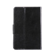 7 inch Tablets Leather Case Crazy Horse Texture Protective Case Shell with Holder for Galaxy Tab A 7.0 (2016) / T280 & Tab 4 7.0 / T230 & Tab Q T2558, Colorfly G708, Asus ZenPad 7.0 Z370CG, Huawei MediaPad T1 7.0 / T1-701u(Black)