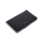 7 inch Tablets Leather Case Crazy Horse Texture Protective Case Shell with Holder for Galaxy Tab A 7.0 (2016) / T280 & Tab 4 7.0 / T230 & Tab Q T2558, Colorfly G708, Asus ZenPad 7.0 Z370CG, Huawei MediaPad T1 7.0 / T1-701u(Black)