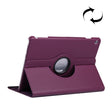 Litchi Texture Horizontal Flip 360 Degrees Rotation Leather Case for Huawei MediaPad T5 10.1, with Holder (Purple) - Huawei by PMC TechLife | Online Shopping South Africa | PMC TechLife