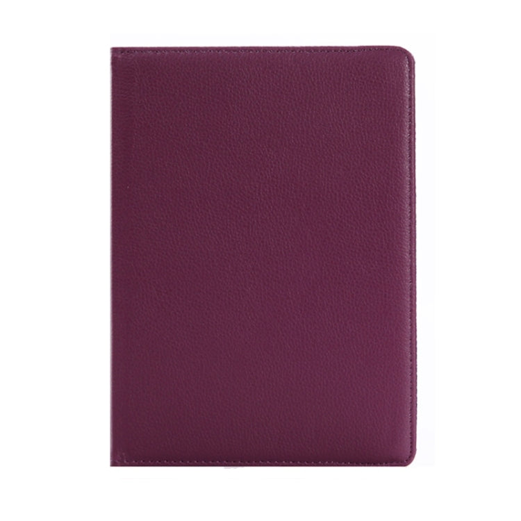 Litchi Texture Horizontal Flip 360 Degrees Rotation Leather Case for Huawei MediaPad T5 10.1, with Holder (Purple) - Huawei by PMC TechLife | Online Shopping South Africa | PMC TechLife