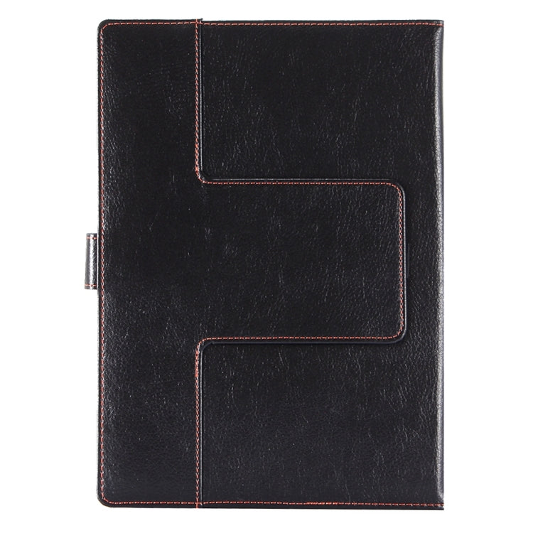 Universal Bluetooth V3.0 Keyboard Detachable Litchi Texture PU Leather Tablet Case with Touchpad for 9.7-10.1 inch Tablet PC(Black) - Universal Keyboard by PMC TechLife | Online Shopping South Africa | PMC TechLife