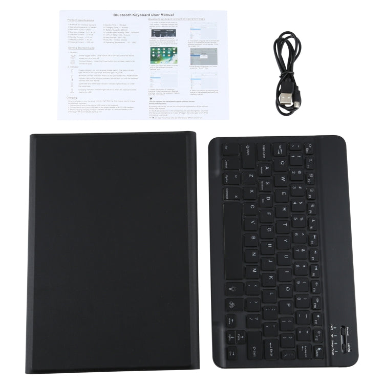 AM10S Detachable Bluetooth Backlight Keyboard Ultrathin Horizontal Flip Leather Tablet Case with Holder for Lenovo M10 Plus 10.3 inch X606F(Black) - Lenovo Keyboard by PMC TechLife | Online Shopping South Africa | PMC TechLife