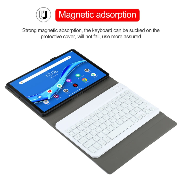 AM10S Detachable Bluetooth Backlight Keyboard Ultrathin Horizontal Flip Leather Tablet Case with Holder for Lenovo M10 Plus 10.3 inch X606F(Gold) - Lenovo Keyboard by PMC TechLife | Online Shopping South Africa | PMC TechLife