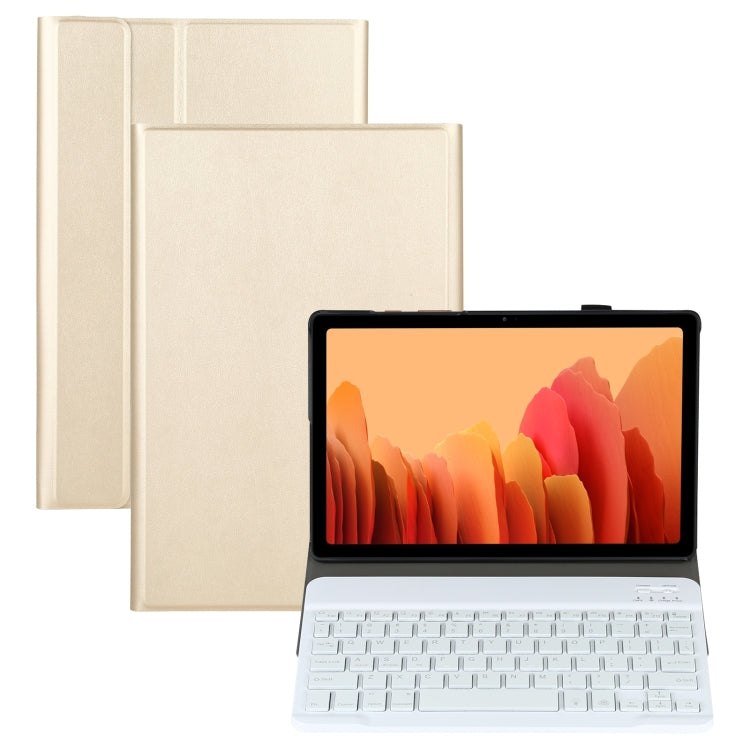 A500S Detachable Bluetooth Backlight Keyboard Ultrathin Horizontal Flip Leather Tablet Case with Holder for Samsung Galaxy Tab A7 10.4 (2020) T500 / T505(Gold) - Samsung Keyboard by PMC TechLife | Online Shopping South Africa | PMC TechLife