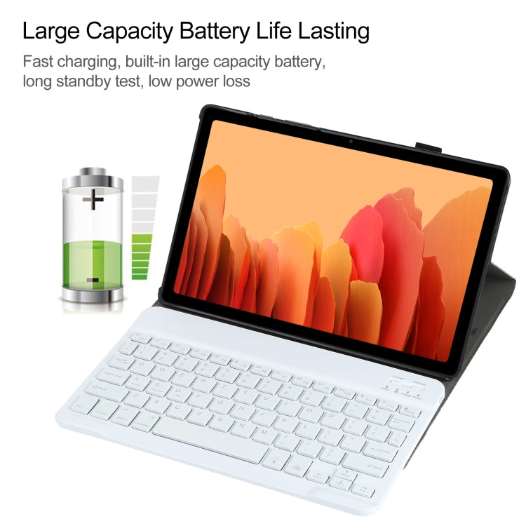 A500S Detachable Bluetooth Backlight Keyboard Ultrathin Horizontal Flip Leather Tablet Case with Holder for Samsung Galaxy Tab A7 10.4 (2020) T500 / T505(Gold) - Samsung Keyboard by PMC TechLife | Online Shopping South Africa | PMC TechLife