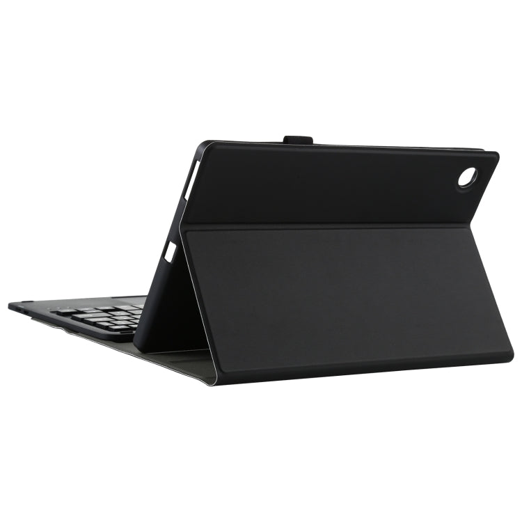 AM10-A Detachable Bluetooth Backlight Keyboard Ultrathin Horizontal Flip Leather Tablet Case with Touchpad & Holder for Lenovo M10 Plus 10.3 inch X606F(Black) - Lenovo Keyboard by PMC TechLife | Online Shopping South Africa | PMC TechLife