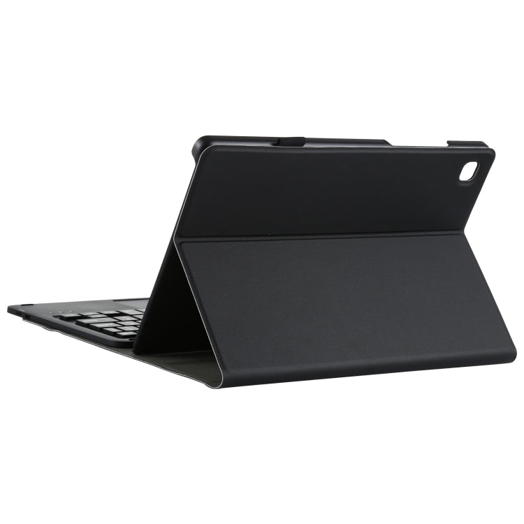 A500-A Detachable Bluetooth Keyboard Ultrathin Horizontal Flip Leather Tablet Case with Touchpad & Holder for Samsung Galaxy Tab A7 10.4 (2020) T500 / T505(Black)