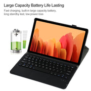 A500-A Detachable Bluetooth Keyboard Ultrathin Horizontal Flip Leather Tablet Case with Touchpad & Holder for Samsung Galaxy Tab A7 10.4 (2020) T500 / T505(Black)